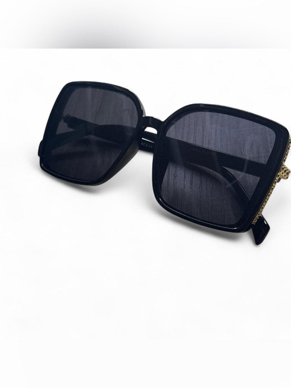Black Oversized Square Women’s Sunglasses